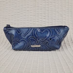 XOXO Blue Heart Pouch